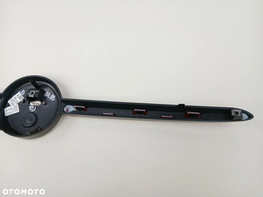 Grill atrapa logo emblemat Fiat 500 RED - 5