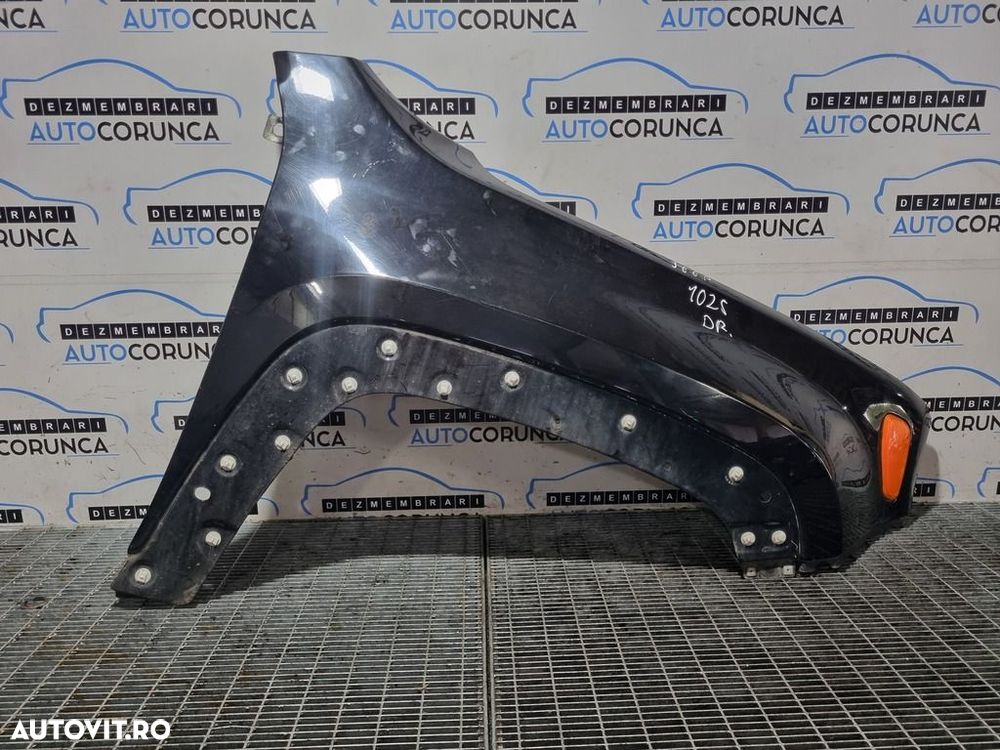 Aripa Dreapta Fata Jeep Renegade 2014 - 2018 4 Usi NEGRU 601 (1025) - 1