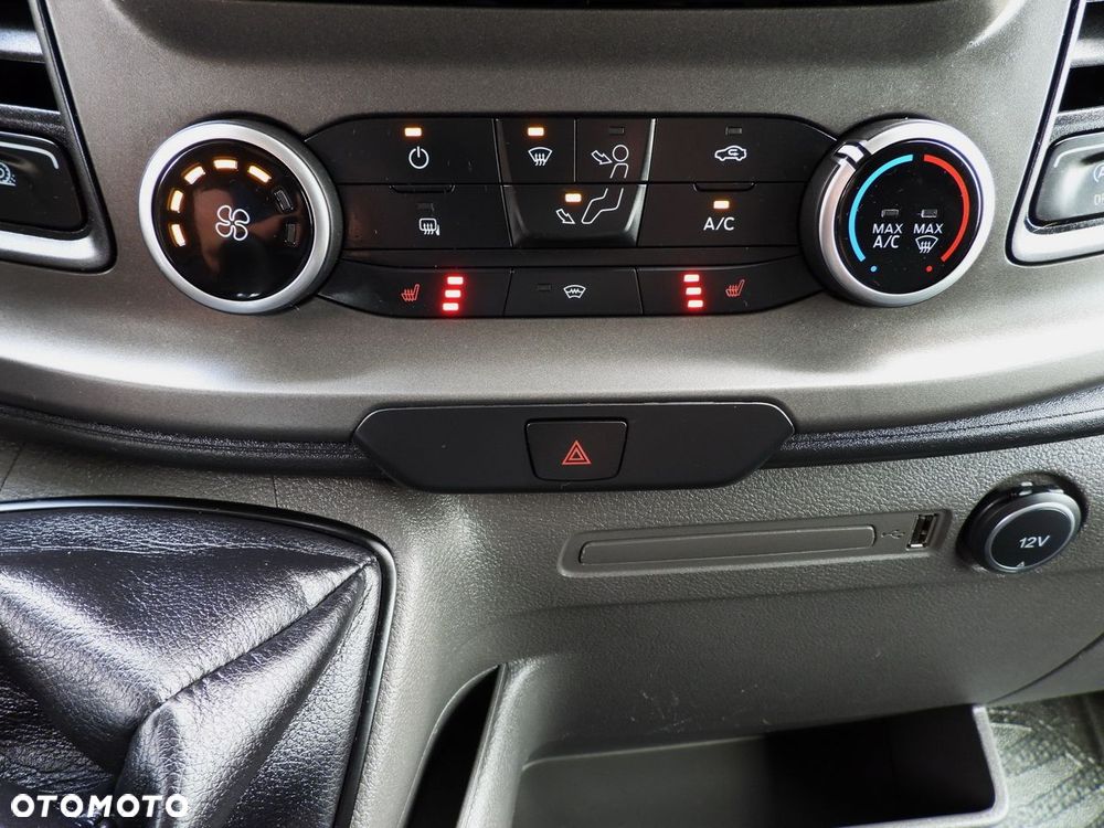 Ford TRANSIT PLANDEKA 10 PALET WEBASTO TEMPOMAT LEDY PNEUMATYKA KLIMATYZACJA  160KM - 35