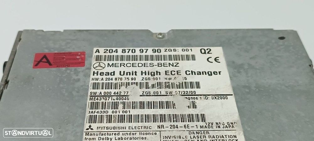 SISTEMA NAVEGAÇÃO GPS MERCEDES CLASE C (W204) BERLINA C 220 CDI (204.008) - 7