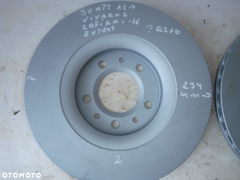 nowe tarcze bosch 294mm tył proace  jumpy iii 16r- expert zafira life vivaro c - 2