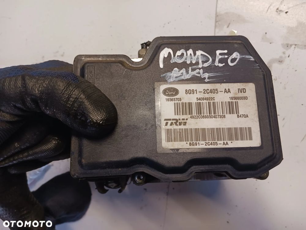 Pompa MODUŁ ABS TRW 8G912C405AA Ford Mondeo mk4 S-Max Galaxy sterownik TRW 8G91-2C405-AA - 1