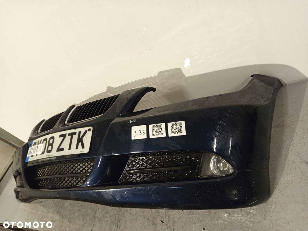 + ZDERZAK PRZÓD PRZEDNI BMW E90 E91 SERIA 3 MONACOBLAU GRANAT GRANATOWY HALOGENY - 3