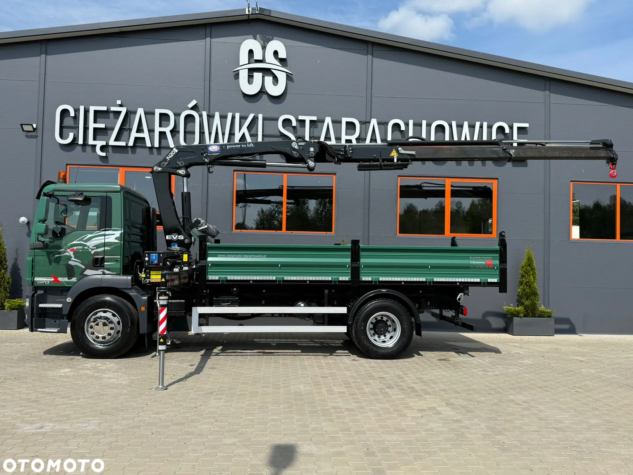 MAN TGM TGL TGS 18.250 // E5 // wywrotka 3-S + HDS HMF 1420 - K2 // budowlanka // energetyka //żuraw dzwig kran crane // Świeżo sprowadzony - 27