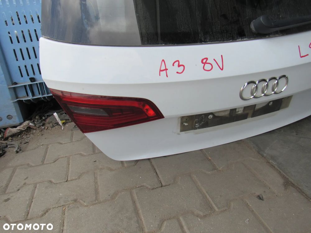audi a3 8v hb s line tył klapa ls9r - 3