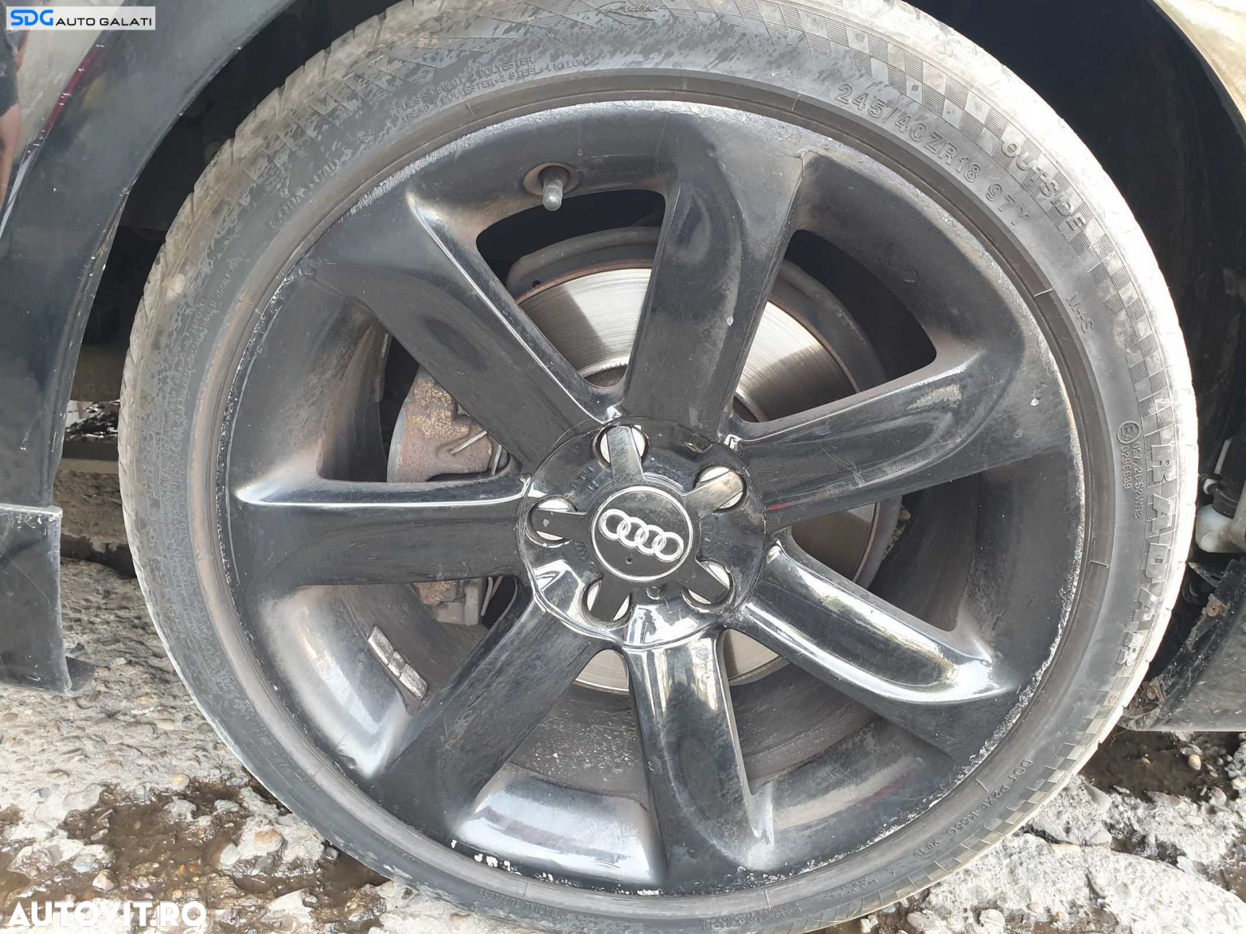 Set 4 Jante Roti Aliaj 5x112 245 40 18 R18 9Jx18H2 ET52 VW Passat B5.5 2001 - 2005 Cod 8J0601025AC - 3
