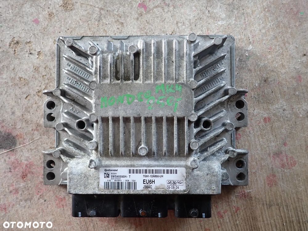 FORD MONDEO MK4 KOMPUTER STEROWNIK SILNIKA 7G91-12A650-UH - 1