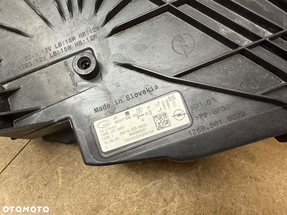 LAMPA LEWA LED OPEL ASTRA VI L 9858777280 - 8