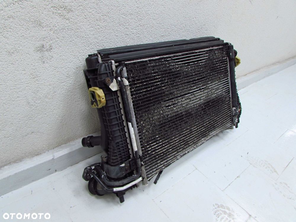 AUDI A3 8P 1.8 2.0 TFSI 03-10 CLODNICE WODY KLIMA INTERCOOLER WENTYLATOR 1K0121207BC 1K0121251DM - 3