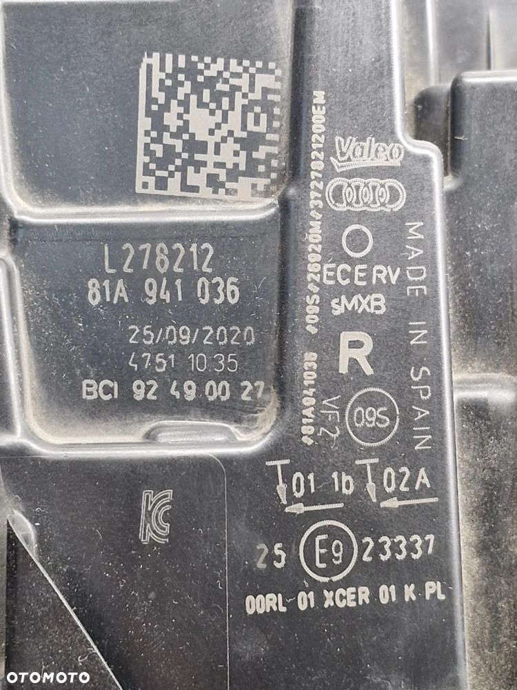 AUDI Q2 LIFT MATRIX LED LAMPA PRAWA PRZÓD 81A941036 - 14