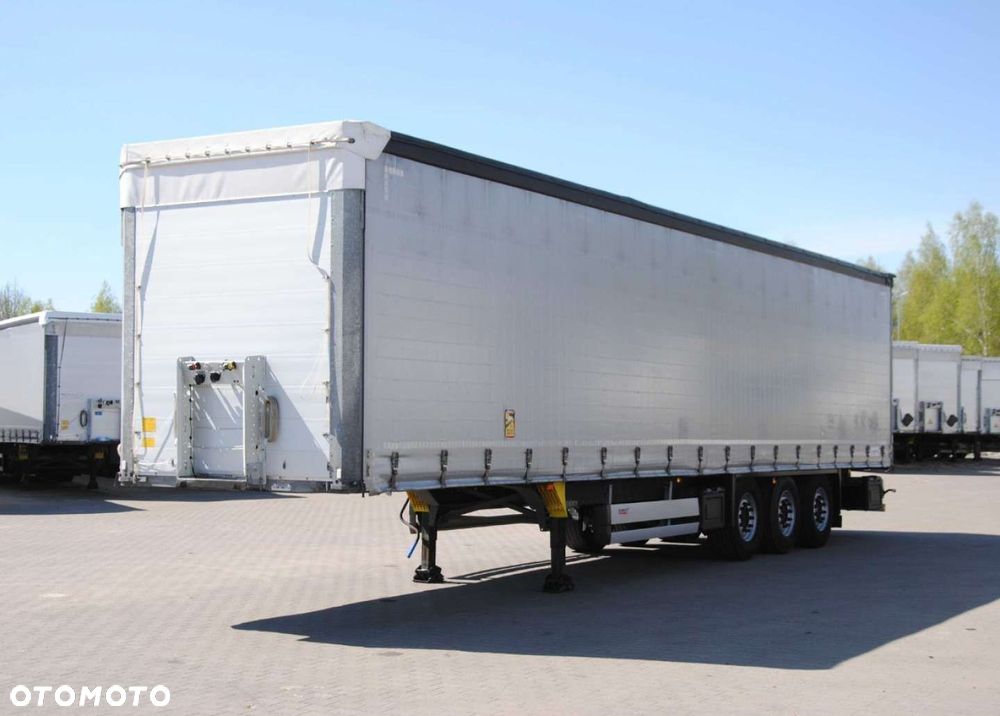 Schmitz Cargobull SCS kurtyna, podnoszona oś - 7
