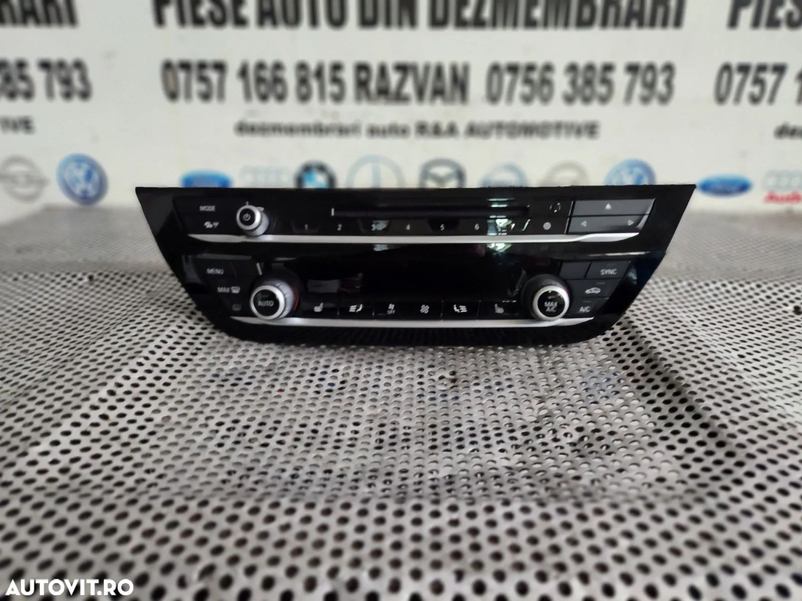 Panou Modul Comenzi Clima Climatronic Radio Cd Navi Bmw X3 X4 G01 G02 Volan Stanga Cod  Dezmembrez - 1