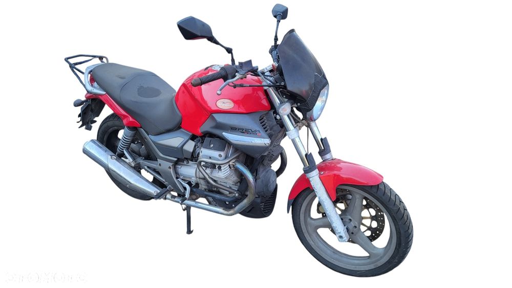 Moto Guzzi Breva 750 ie reflektor lampa czasza owiewka wypełnienie licznik błotnik kierownica lusterko manetka felga tarcza zacisk pompa zawieszenie silnik moduł regulator zbiornik siedzenie set podnóżek stelaż stopka chłodnica tłumik - 3