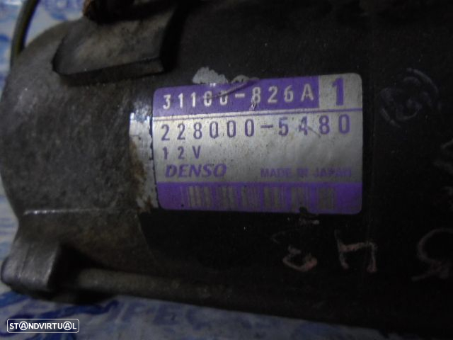 Motor De Arranque 31100826A1 2280005480 SUZUKI SWIFT 2000 1.0I 53CV 3P CINZA - 5