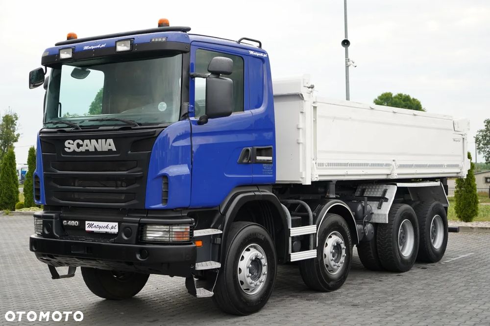 Scania G 480 / 8x4 / WYWROTKA DWUSTRONNA / HYDROBURTA / MANUAL - 17