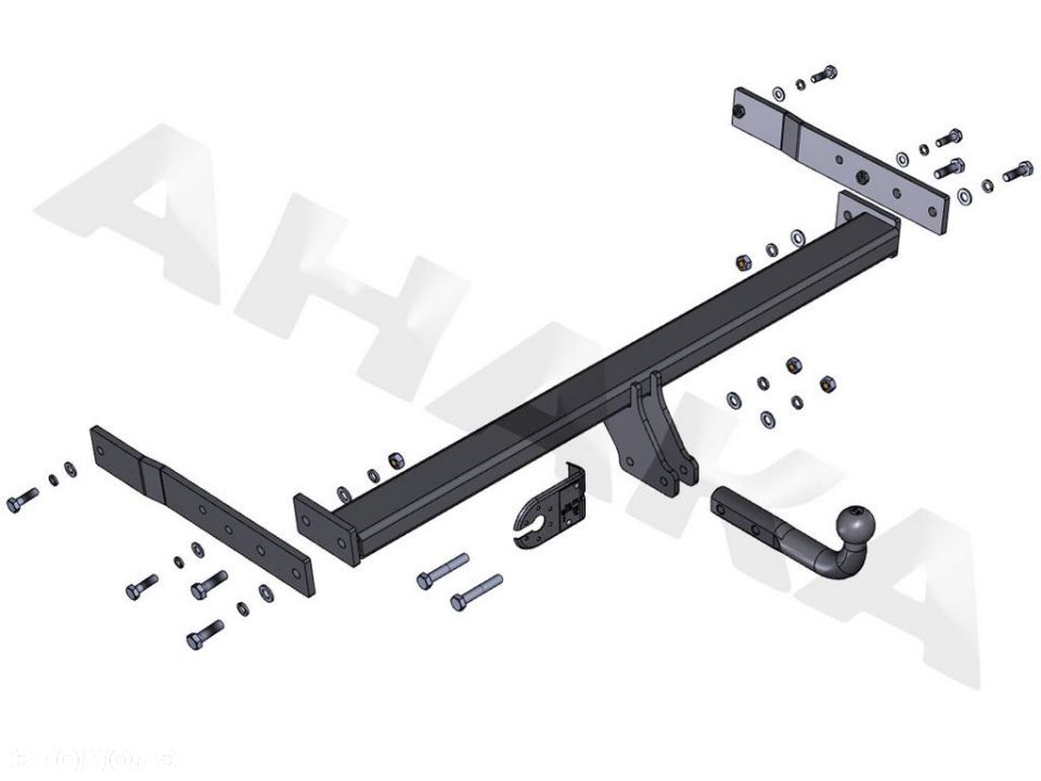 Hak Holowniczy Odkręcany Do Vw Volkswagen Tiguan I 2007-2015 - 3
