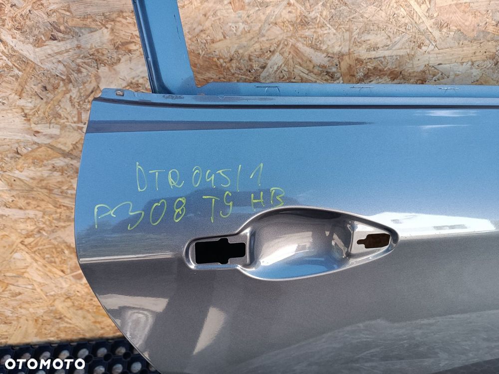 PEUGEOT 308 T9 HB DRZWI TYŁ PRAWY PRAWE - 2