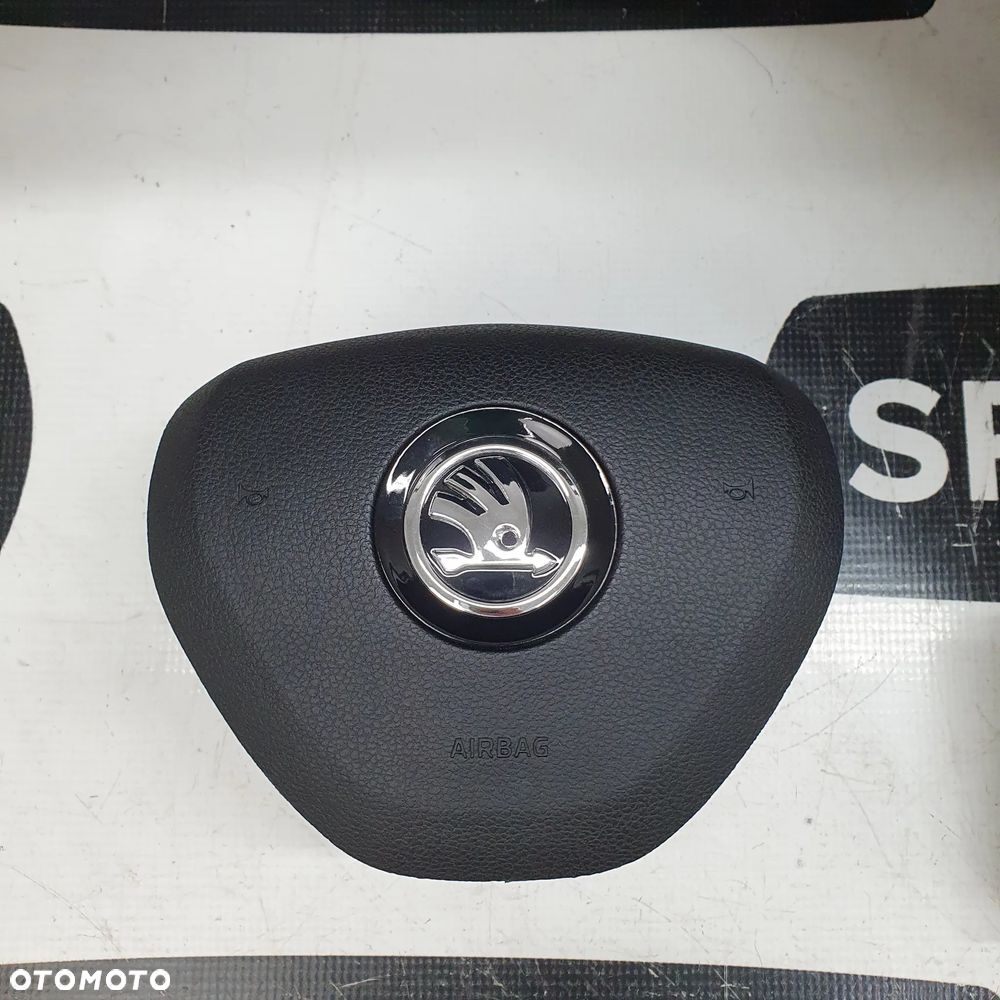 SKODA SUPERB 2 II LIFT DESKA ROZDZIELCZA KONSOLA KOKPIT PULPIT PODUSZKI AIRBAG AIR BAG PASY KIT SET - 5