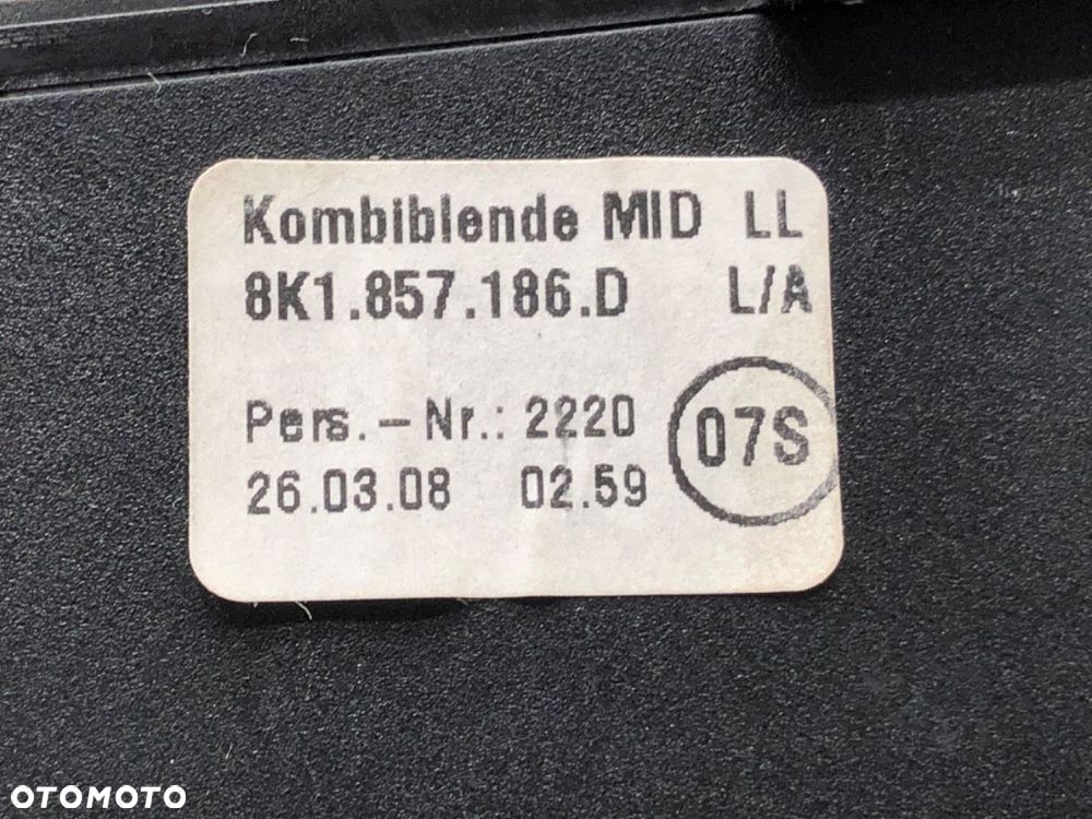 RAMKA WYŚWIETLACZA - 133.00 PLN - AUDI A4 B8 Avant (8K5) 2007 - 2015 1.8 TFSI 118 kW [160 KM] - 3