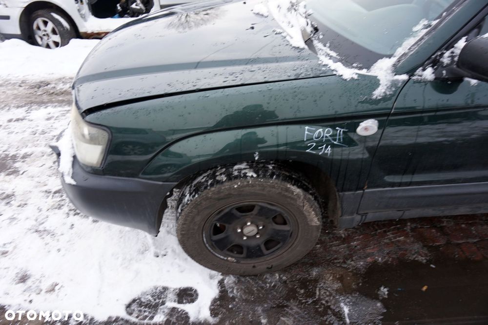 MASKA ZDERZAK BŁOTNIKI LAMPY FORESTER II SG 2J4  SUBARU 2002-2006 ZIELONY PRZÓD KOMPLETNY - 15