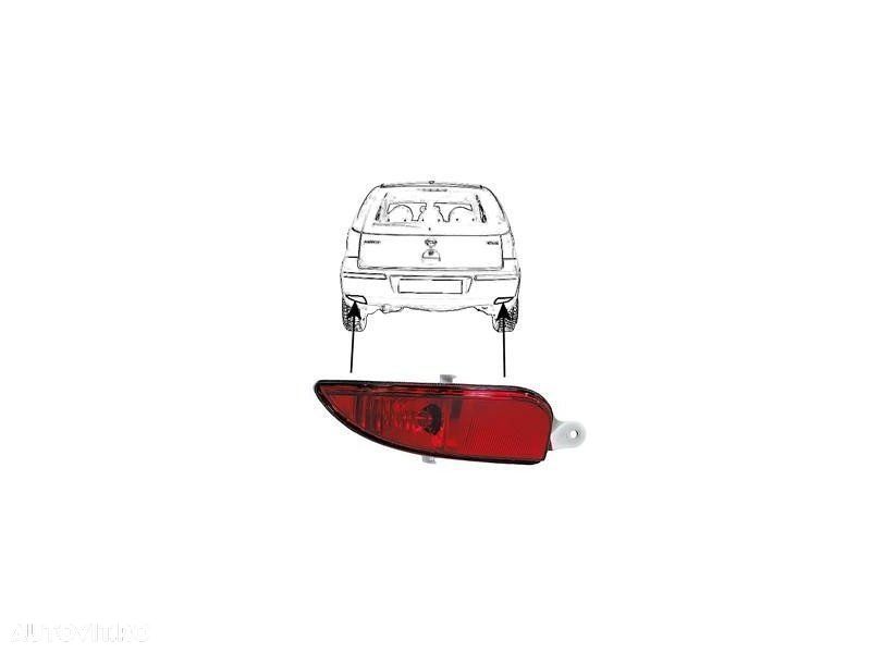 Lampa ceata spate Opel Corsa C Tyc 190149012, parte montare : Dreapta - 1