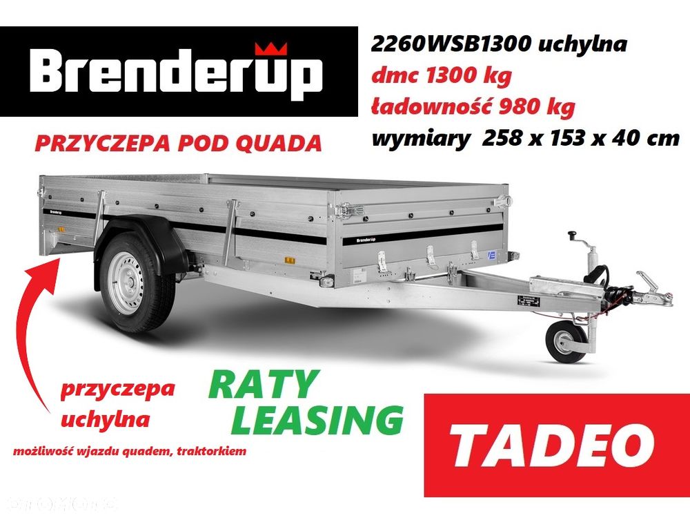 Brenderup 2260WSB1300 TILT  2260 1300 kg quad - 1