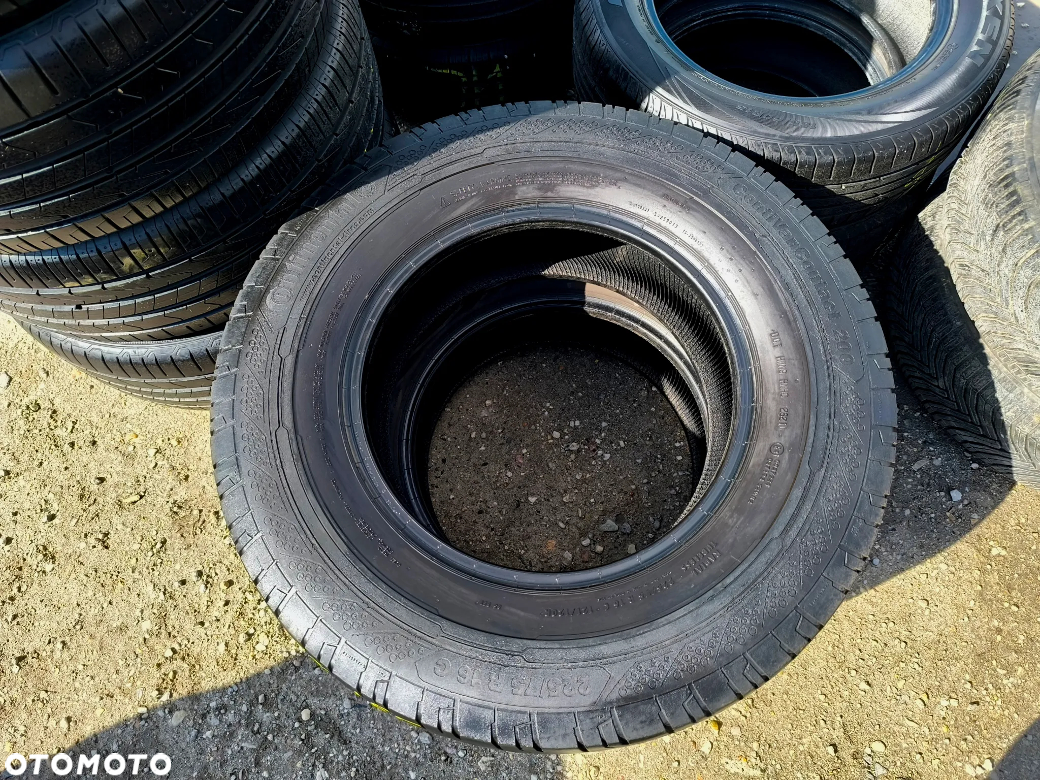 225/75R16C 16 C 121/120R Opony Letnie Lato CONTINENTAL ContiVanContact 200 6,5mm Legnica ALU-RAD 21r. 225/75 - 6