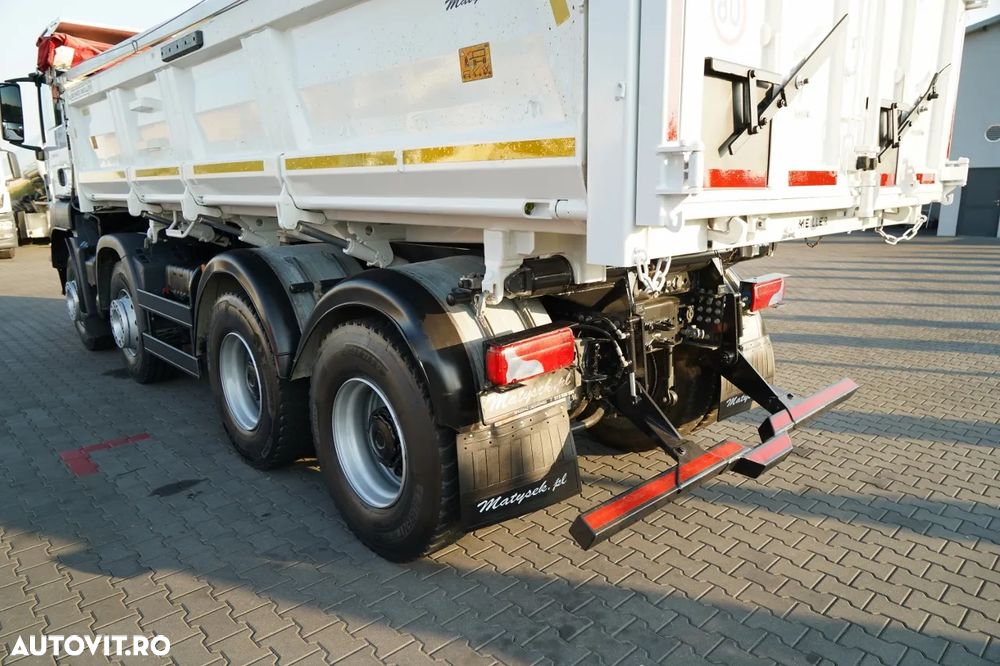 MAN TGS 35.420 / 8X4 / BASCULATOR 2 LATURĂ / HIDRAULIC / BORDMATIC / AUTOMAT - 19