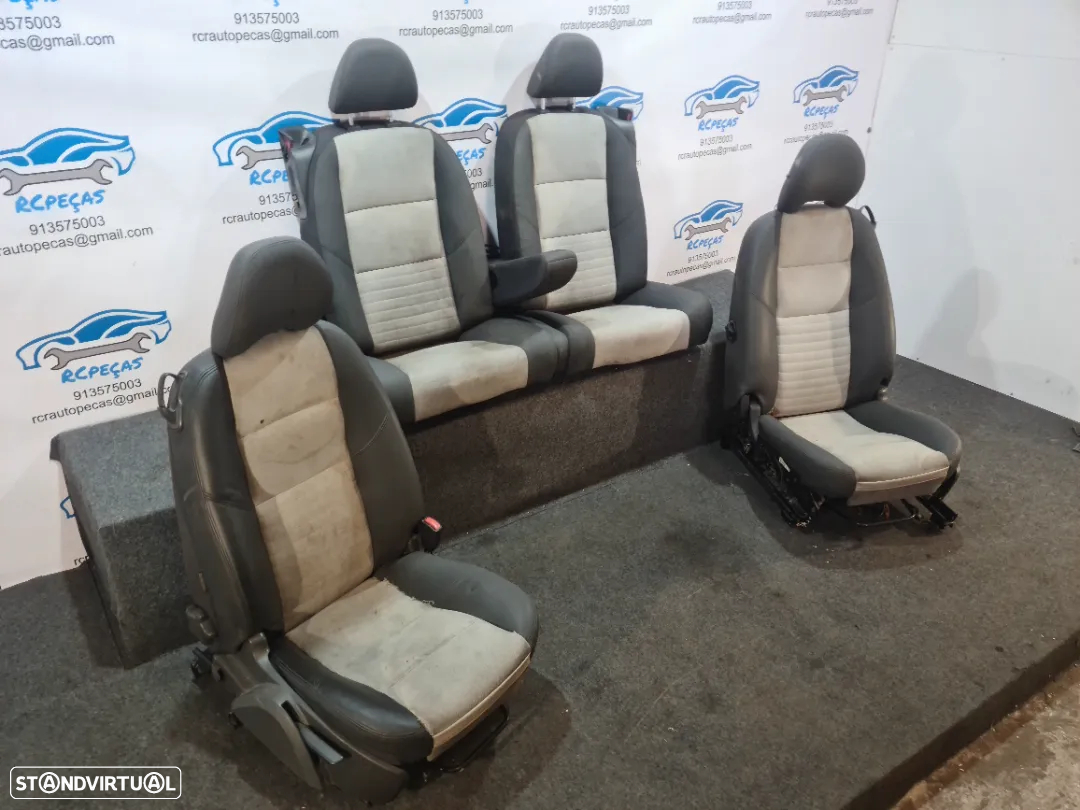 BANCO BANCOS PELE FRONTAL FRENTE TRASEIRO TRÁS AIRBAG VOLVO C30 533 RDESIGN R-DESIGN R DESIGN - 2