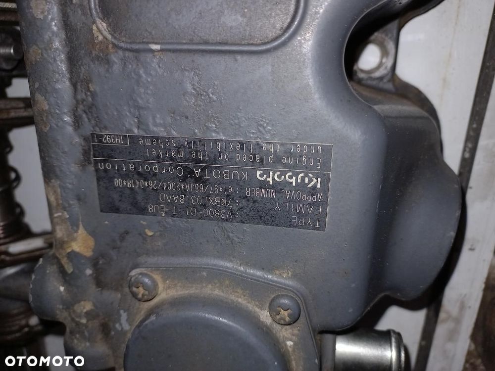 Silnik kubota V3800-DI-T-ET10, 7KBXL,BKBXL03,blok,głowica,turbo,wał,korbowód,tłok,koło rozrządu,zamachowe,wałek,1G5970461,TD04 HL,1G574,V33,V3600,V3800,D662,ISEKI,YANMAR,wtryski,pompa wtryskowa,kompletny silnik,obudowa,E4CG,C18W,V1505D. - 5