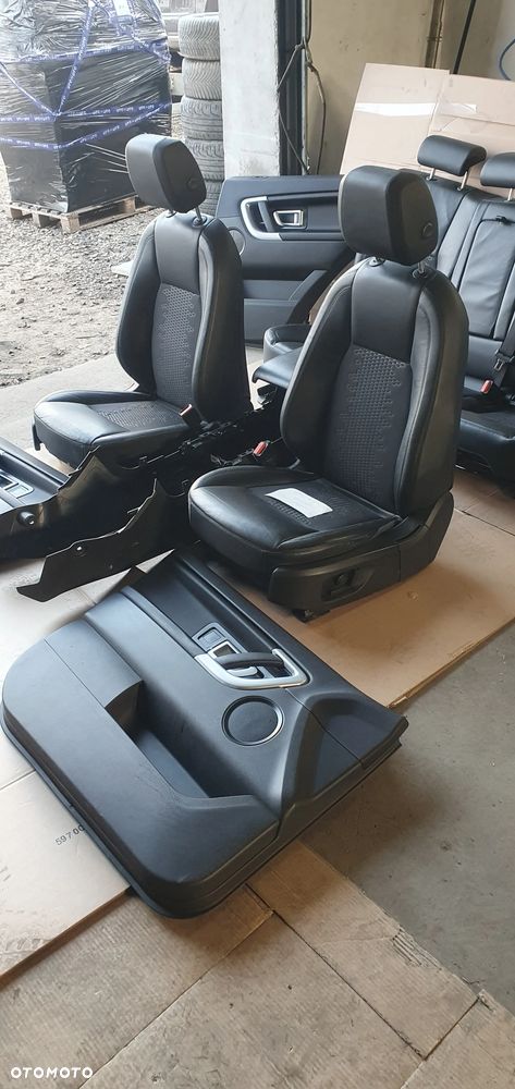Fotele kanapa boczki podłokietnik komplet skóra elektryczne grzane Land Rover Discovery Sport L550 - 13