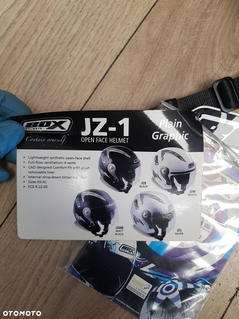 Kask motocyklowy otwarty Box JZ-1 rozmiar XS 54 - 11