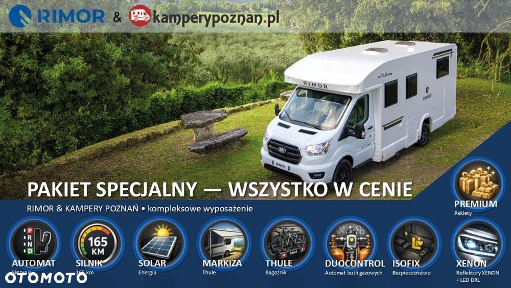 Rimor KILIG 78 PLUS | Nowy, fabrycznie 100% wyposażony | model 2026 | Automat 165 KM, 5 osobowy - 6