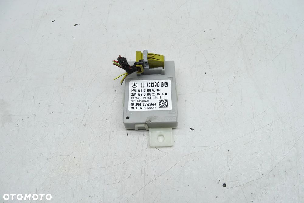 Mercedes W213 Moduł Sterownik SAM A2139001909 - 1