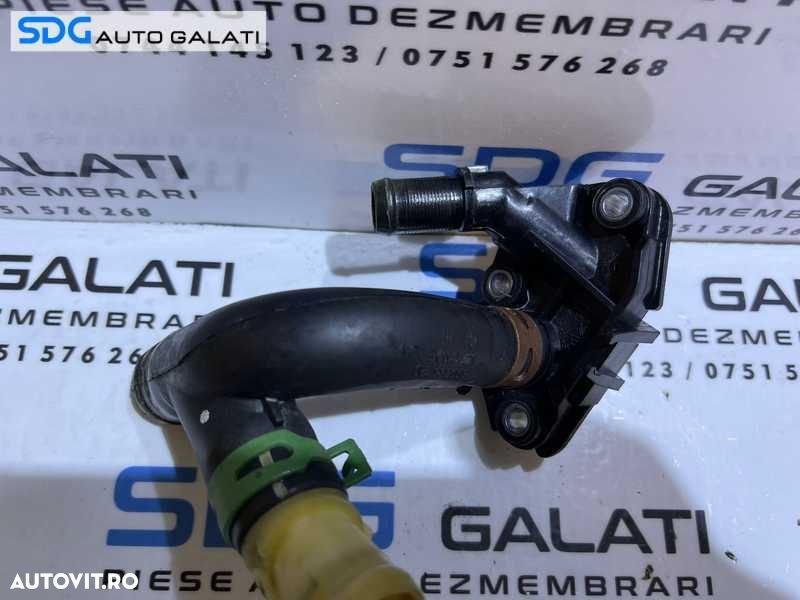 Furtun Conducta Apa Carcasa Termostat Motor Nissan Qashqai 1.5 DCI 2007 - 2013 Cod 800386720 [L7649] - 2
