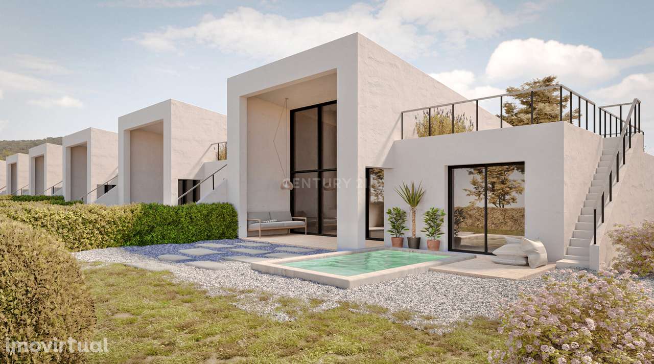 Eco villa em banda, com piscina privada, piscina natural, horta e  flo - Grande imagem: 5/14