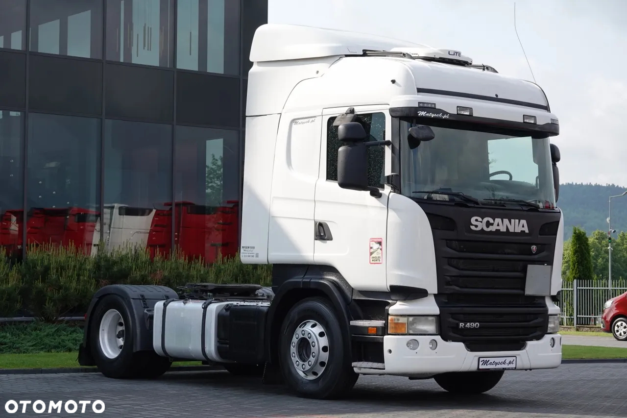 Scania R 490 / RETARDER / KLIMA POSTOJOWA  / HIGHLINE / ALUFELGI /  EURO 6 / MANUAL / 2014 R / SPROWADZONY - 3