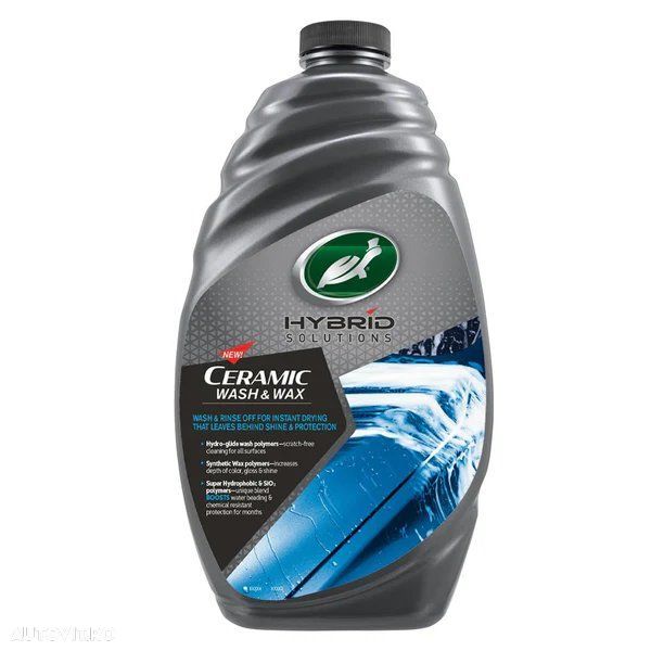 Sampon auto cu ceara Turtle Wax 53351 Hybrid Solutions Ceramic Wash & Wax 1,42 Litri - 1
