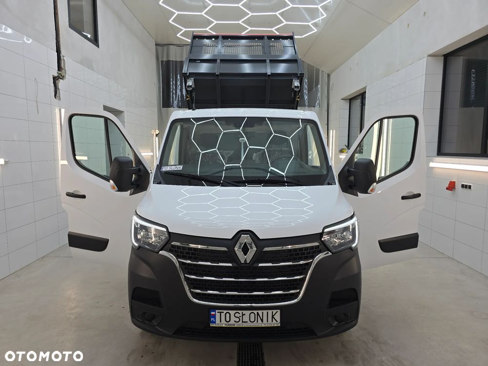 Renault MASTER 17Km WYWROTKA 3 STRONNA 1011Kg Ładowność SILNIK 2,3 AUTO NIE UŻYWANE NA GWARANCJI STAN NOWY NOWY NOWY SALON POLSKA TO SŁONIK BOGATE WYPOSAŻENIE HAK LEDY KLIMA TEMPOMAT - 27