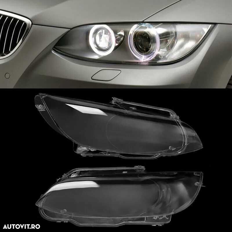 Set 2 Sticle Faruri Sticla Far BMW Seria 3 E92 E93 Xenon Non-Facelift - 1