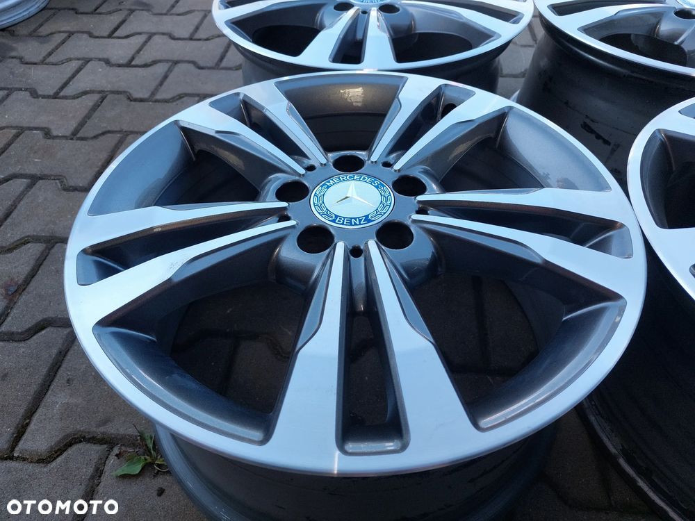 FELGI ALUFELGI 17 8J ET48 5X112 MERCEDES W212 E-KLASA JAK NOWE! A2124015602 - 8