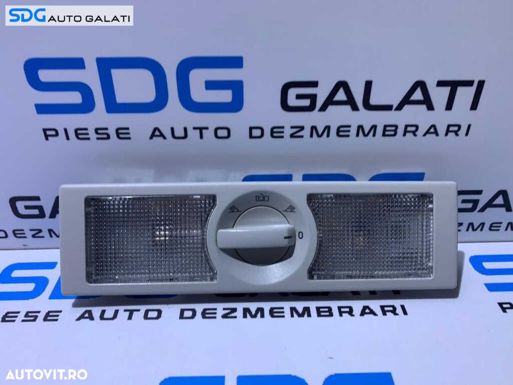 Plafoniera Lumini Lampa Iluminare Habitaclu Spate Pasager Seat Toledo 3 2005 - 2009 Cod 6Q0947291A - 1