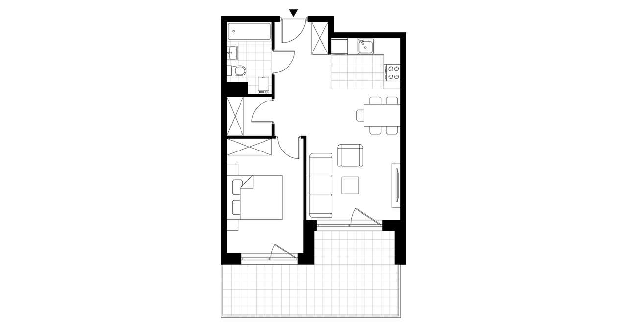 2-pokojowe mieszkanie 44m2 + balkon Bez Prowizji - Pełny obrazek: 3/23