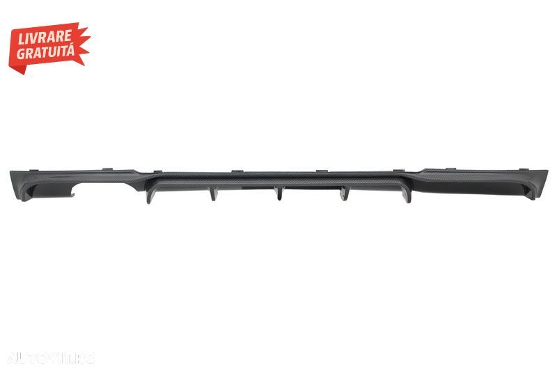 Difuzor Bara Spate Carbon Evacuare Stanga BMW Seria 3 F30 F31 (2011-up) M Performa- livrare gratuita - 5