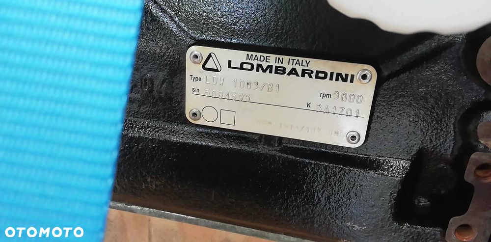 SILNIK KOHLER LOMBARDINI LDW 1003 909 16,2kW 8943 zł netto - 8