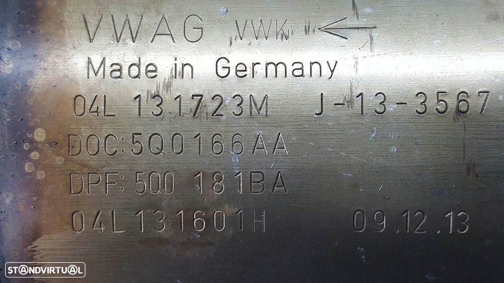 FILTRO DE PARTíCULAS SEAT LEON (5F1) I-TECH - 8