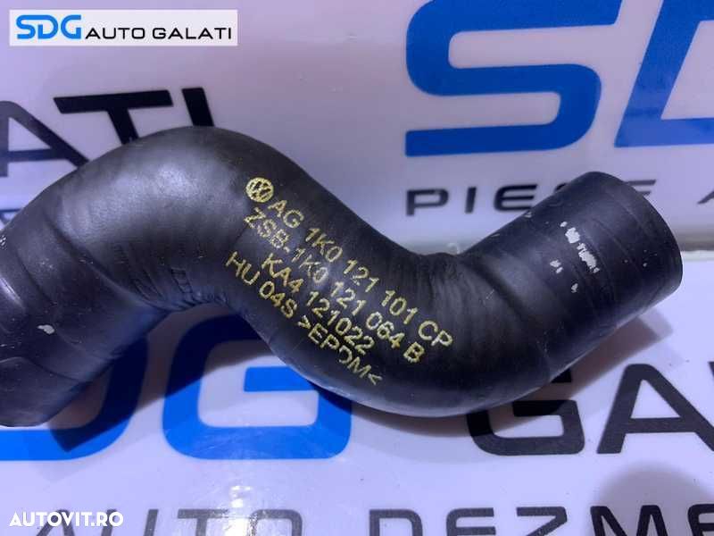 Furtun Conducta Apa Lichid Racire Motor VW Golf 6 PLUS 2.0 TDI CFHB CFHC CLCA 2008 - 2014 Cod 1K0121101CP - 2