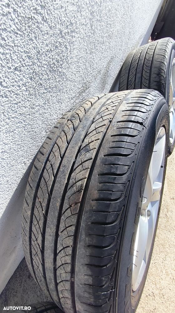 Jante Aliaj 5x112 R16 Barcelona Volkswagen 7JET45 anvelope vara 205/55/16 - 7