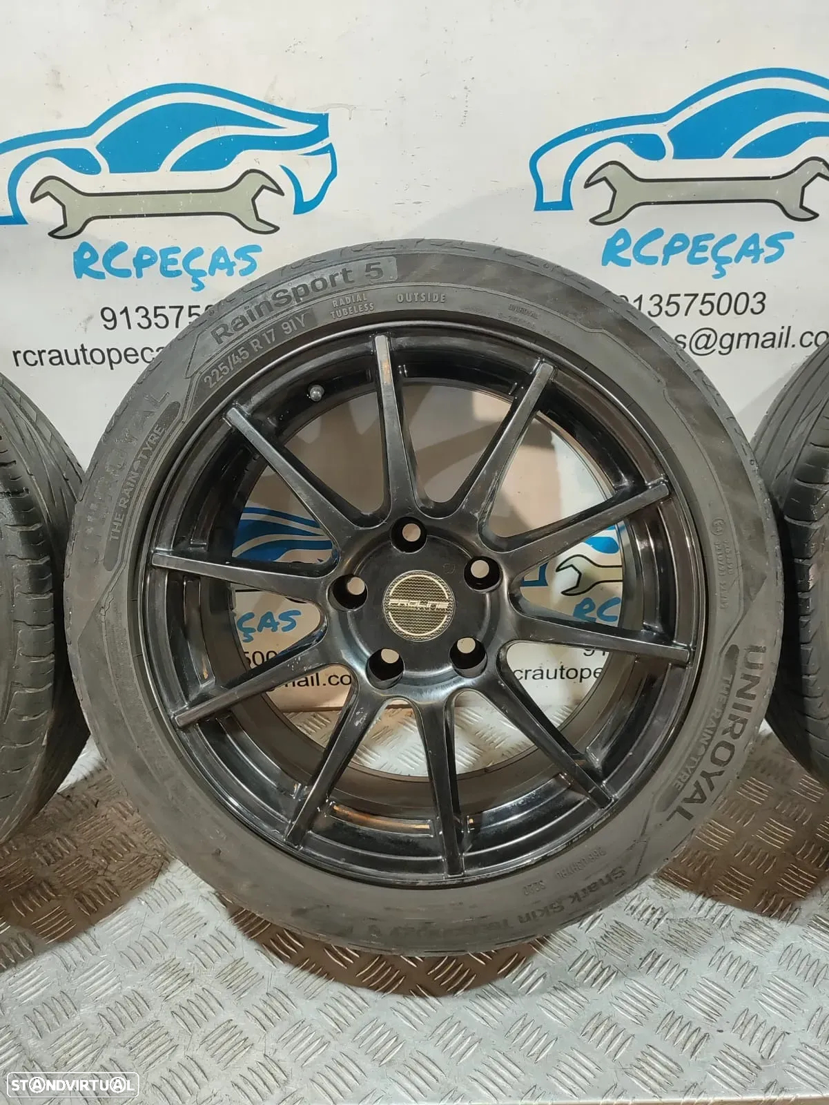 - Jantes 17" Originais Proline Wheels - BMW - 7,5J | ET38 | 5x120 - Originais - E87 | E81 | E88 | E82 | E90 | E91 | E92 | E93 | Polegadas | Jante - 4