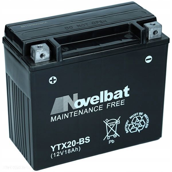 Akumulator Novelbat AGM 12V 18Ah YTX20-BS L - 1